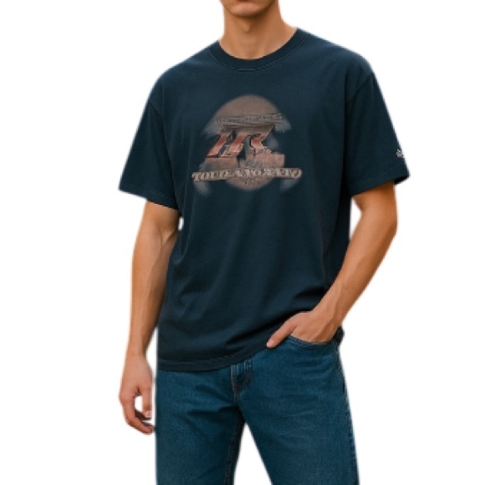 TODD RICHARD Autographed Hog Gear Graphic TShirt Black Short Sleeve Crew Size L